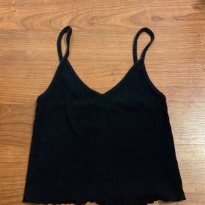 Black PacSun basics tank top, size adult small.